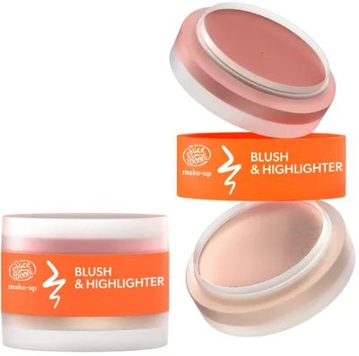 FaceBoom Make-Up, Blush & Highlighter (Róż do policzków i rozświetlacz 2w1)