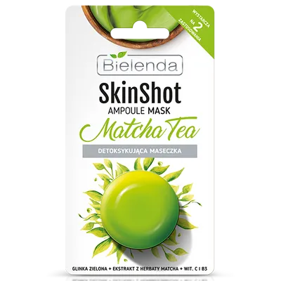 Bielenda Skin Shot Ampoule Mask Matcha Tea (Detoksykująca maseczka)