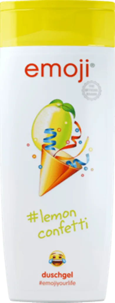 Emoji Lemon Confetti, Duschgel (Żel pod prysznic)