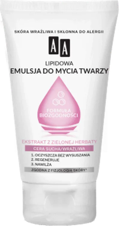 AA Formuła Biozgodności, Lipidowa emulsja do mycia twarzy