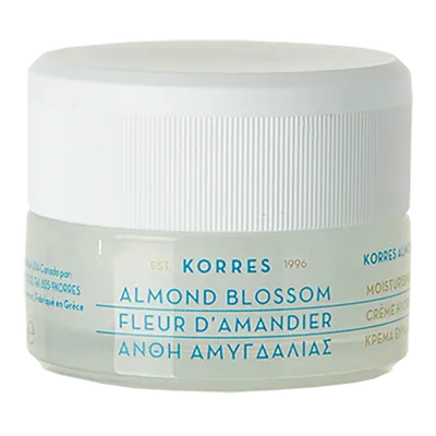 Korres Almond Blossom, Moisturising Cream (Lekki nawilżający krem na dzień z kwiatem migdałowca do cery tłustej i mieszanej)