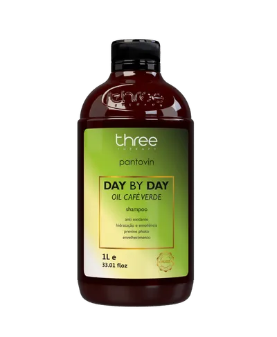 Three Therapy Day by day, Oil Cafe Verde Shampoo (Szampon wzmacniający)