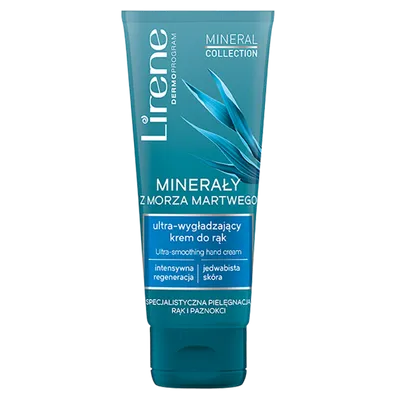 Lirene Dermoprogram Mineral Collection, Krem do rąk ultra-wygładzający z minerałami z Morza Martwego