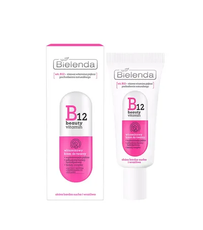 Bielenda B12 Beauty Vitamin, Witaminowy krem do twarzy