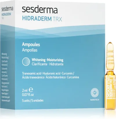 Sesderma Hidraderm TRX, Whitening & Moisturizing Ampoules (Serum w ampułkach intensywnie nawilżające i wyrównujące koloryt)