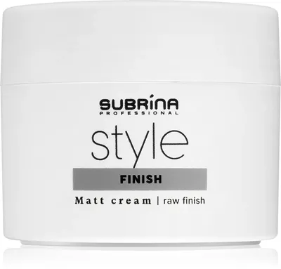 Subrina Professional Style, Finish Matte Cream (Utrwalający krem matujący do włosów)
