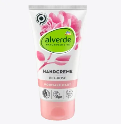 Alverde Handcreme Bio-Rose (Krem do rąk `Róża bio`)