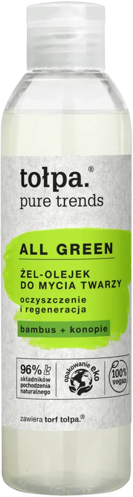 Tołpa Pure Trends, All Green, Żel-olejek do twarzy