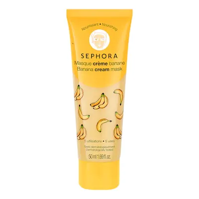 Sephora Collection, Multi-sensorial Nourishing Banana Cream Mask (Wielozmysłowa maseczka odżywcza do twarzy bananowa)