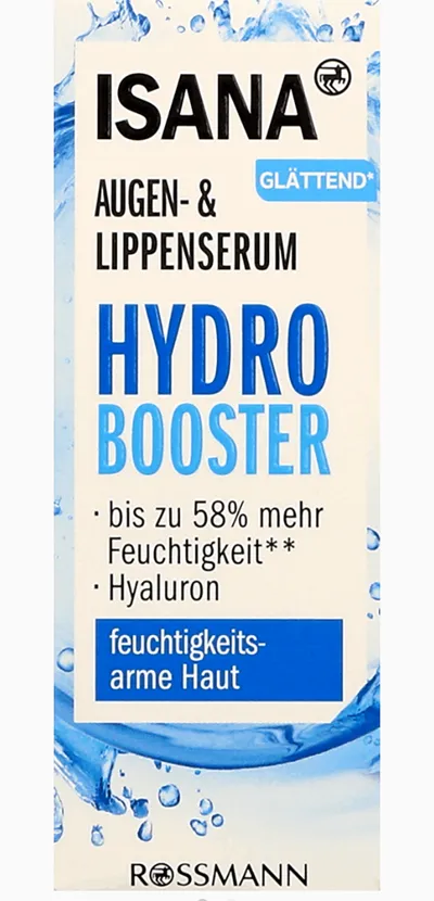 Isana Hydro Booster, Augen- & Lippenserum (Serum do oczu i ust)