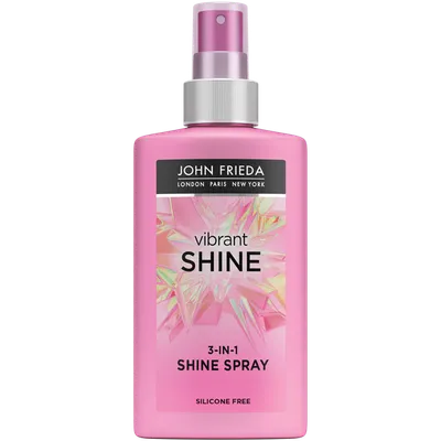 John Frieda Vibrant Shine, 3-in-1 Shine Spray (Spray 3 w 1 do włosów farbowanych)