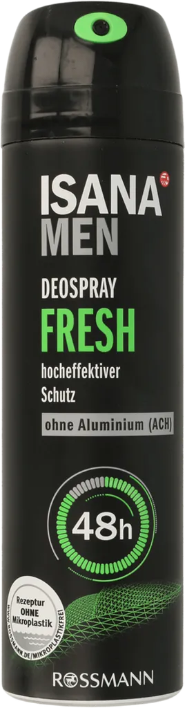 Isana Men, Fresh Deospray (Dezodorant w sprayu dla mężczyzn)