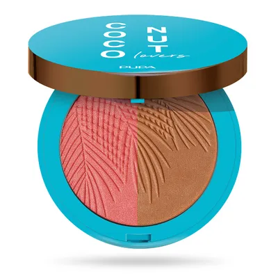 PUPA Coconut Lovers, Blush & Bronzer (Bronzer i róż w kompakcie)