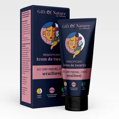 Gift of Nature Prebiotyczny krem do twarzy do cery pięknej, choć wrażliwej