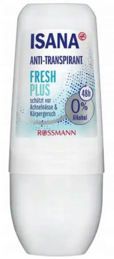 Isana Fresh Plus, Anti-transpirant Roll-on (Antyperspirant w kulce)