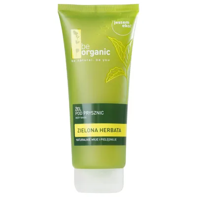 Be Organic Żel pod prysznic `Zielona herbata`