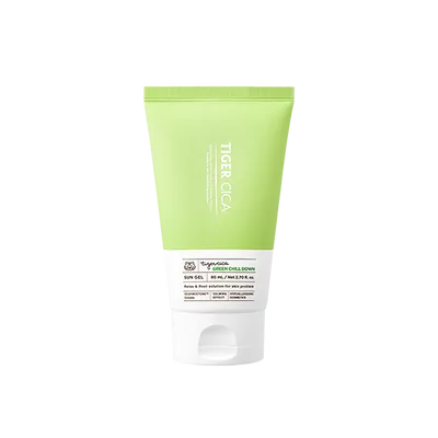 It's Skin Tiger Cica Green Chill Down Sun Gel SPF 50+ PA ++++ (Żel przeciwsłoneczny)