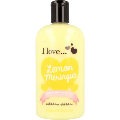 I Love... Cosmetics Lemon & Meringue, Bath & Shower Creme (Żel pod prysznic i do kąpieli)