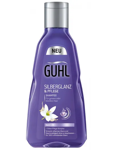 Guhl Silberglanz & Pflege, Shampoo für graues oder blondes Haar (Szampon do włosów siwych lub blond)