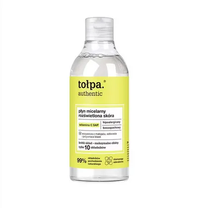 Tołpa Authentic, Rozświetlona Skóra, Płyn micelarny
