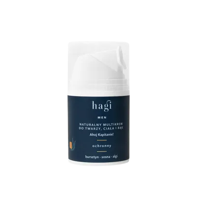 Hagi For Men, Naturalny multikrem do twarzy, ciała i rąk `Ahoj Kapitanie!`