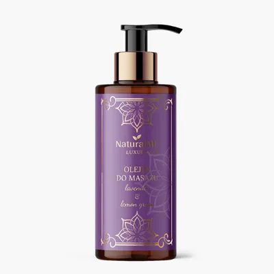 NaturalME Luxury SPA, Lavender & Lemongrass,  Olejek do masażu