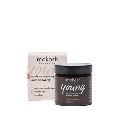 Mokosh Cosmetics Young, Łagodząco-regenerujący krem do twarzy