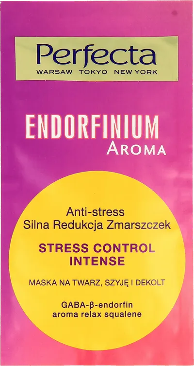 Perfecta Endorfinium Aroma, Jedwabista maska na twarz, szyję i dekolt