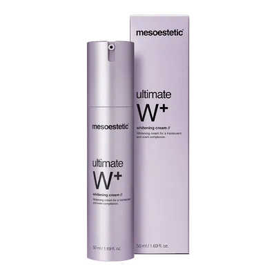 Mesoestetic Ultimate W+ Whitening Cream (Krem o działaniu wybielającym)