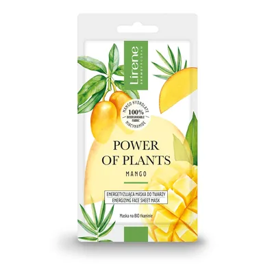 Lirene Dermoprogram Power of Plants, Energetyzująca maska do twarzy `Mango`