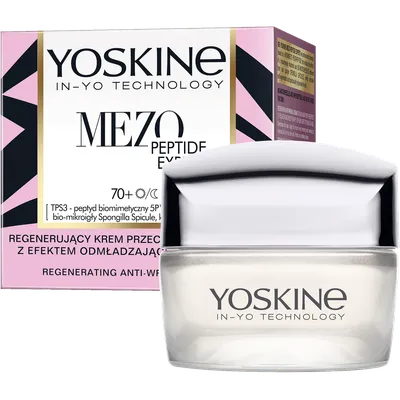 Yoskine Mezo Peptide Expert, Regenerujący krem przeciwzmarszczkowy z efektem odmładzającym 70+