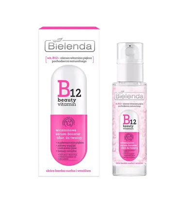 Bielenda B12 Beauty Vitamin, Witaminowe serum-booster-shot do twarzy