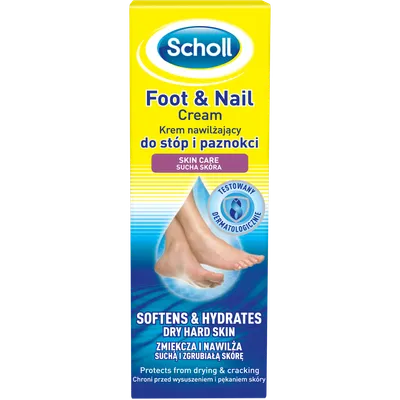 Scholl Foot & Nail Cream (Krem nawilżający do stóp i paznokci (nowa wersja))