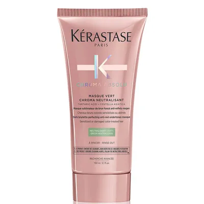 Kerastase Chroma Absolu, Masque Vert Chroma Neutralisant (Neutralizująca maska z zielonym pigmentem)