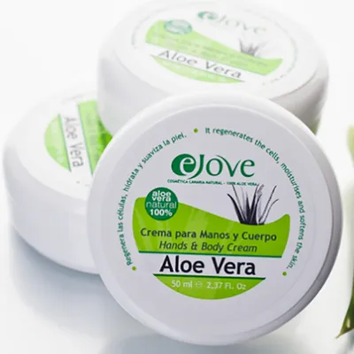 Ejove Cosmetics Aloe Vera, Nawilżający krem do rąk 100% aloes