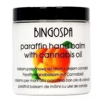 BingoSpa Balsam parafinowy do dłoni z olejem konopnym i morelą