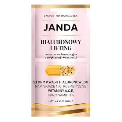 Janda Hialuronowy Lifting, Maseczka do twarzy