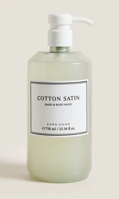 Zara Home, Hand & Body Wash Cotton Satin (Mydło w płynie do rąk i ciała)