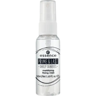 Essence Prime & Last Daily Diaries Mattifying Fixing Mist (Mgiełka utrwalająco-matująca)
