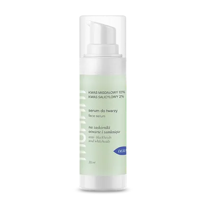 Mohani Derm, Wygładzające serum z kwasem migdałowym 10% i kwasem salicylowym 2%