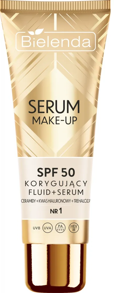 Bielenda Serum Make-Up, Korygujący fluid + serum SPF 50