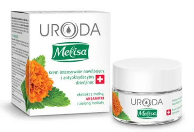 Uroda Melisa, Krem intensywnie nawilżający i antyoksydacyjny z aksamitki na dzień i noc