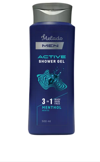Melado Men, Active Shower Gel 3 in 1 (Żel pod prysznic dla mężczyzn 3 w 1)