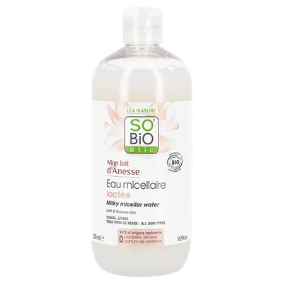 SO'BiO Etic Mon lait d´anesse, Eau Micellaire [Micellar Water] (Płyn micelarny z oślim mlekiem)