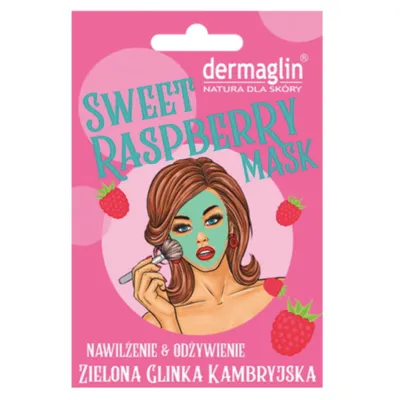 Dermaglin Maseczka nawilżająca z maliną `Sweet Raspberry`