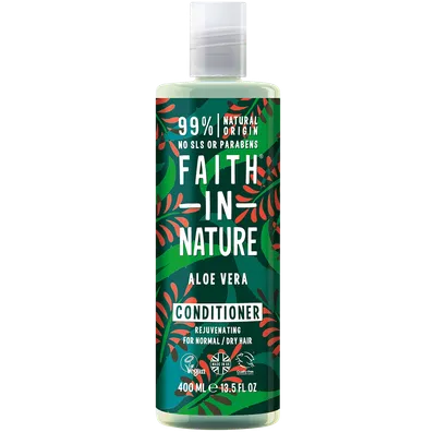 Faith In Nature Aloe Vera Conditioner (Odżywka z organicznym sokiem z aloesu do włosów normalnych i suchych)