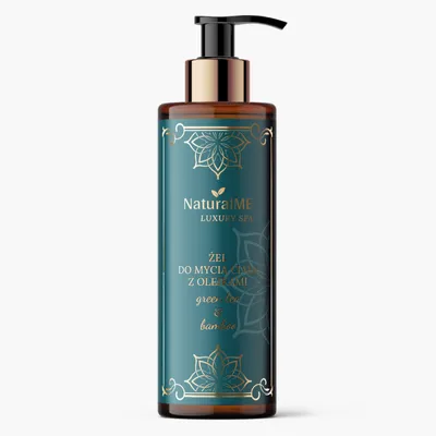 NaturalME Luxury SPA,  Green Tea & Bamboo, Żel do mycia ciała z olejkami