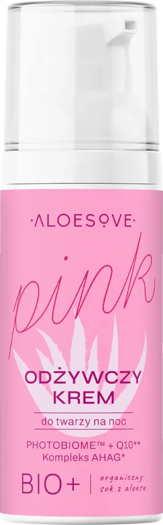 Aloesove Pink, Odżywczy krem do twarzy na noc