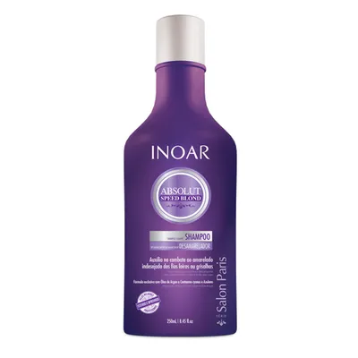 Inoar Absolut Speed Blond Shampoo (Szampon do włosów blond, rozjaśnianych oraz siwych)
