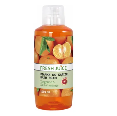 Fresh Juice Bath Foam, Tangerin & Sicilian Orange (Pianka do kąpieli `Mandarynka i sycylijska pomarańcza`)